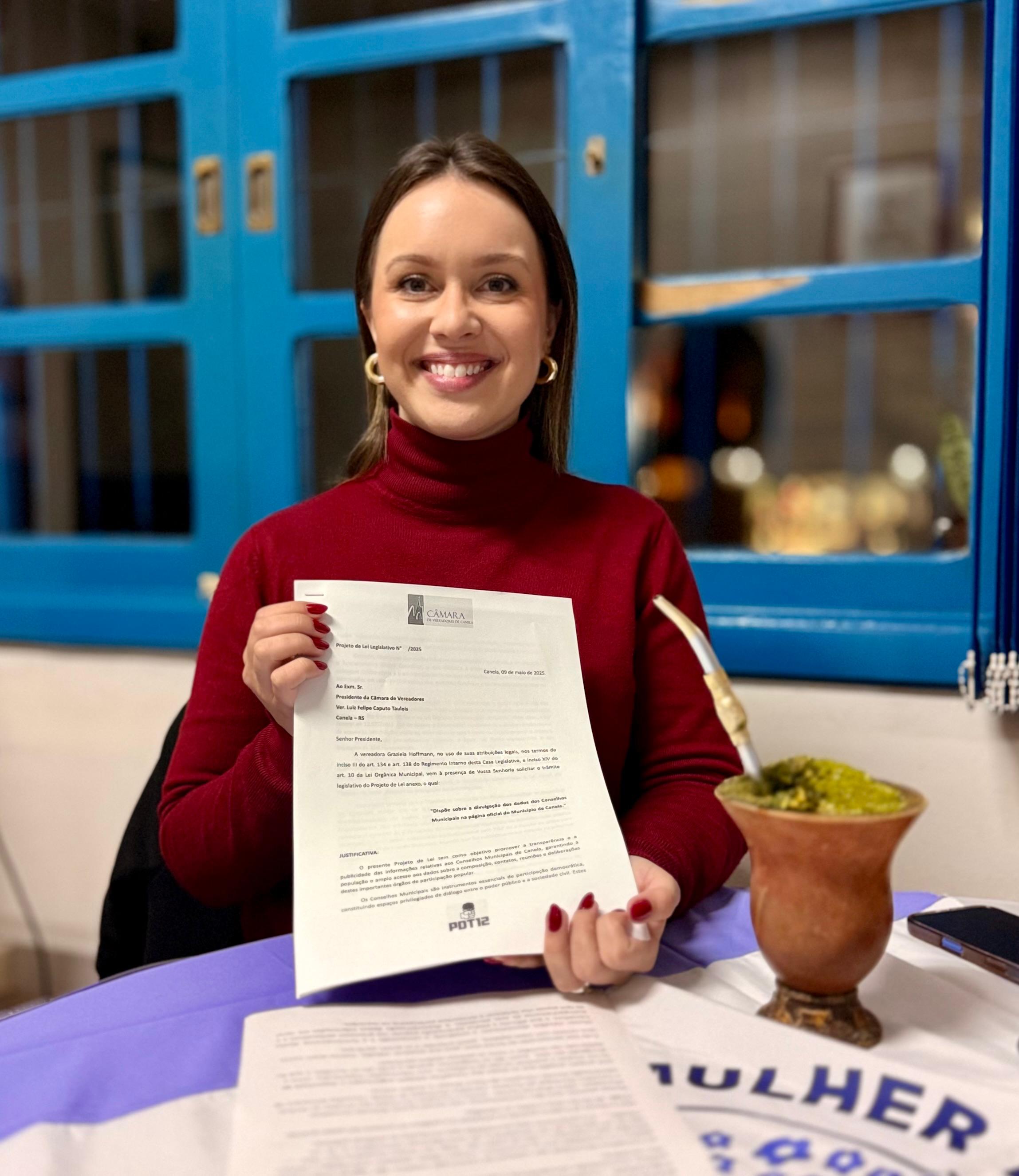 Câmara de Canela aprova projeto de lei da vereadora Grazi que garante mais transparência nos conselhos municipais