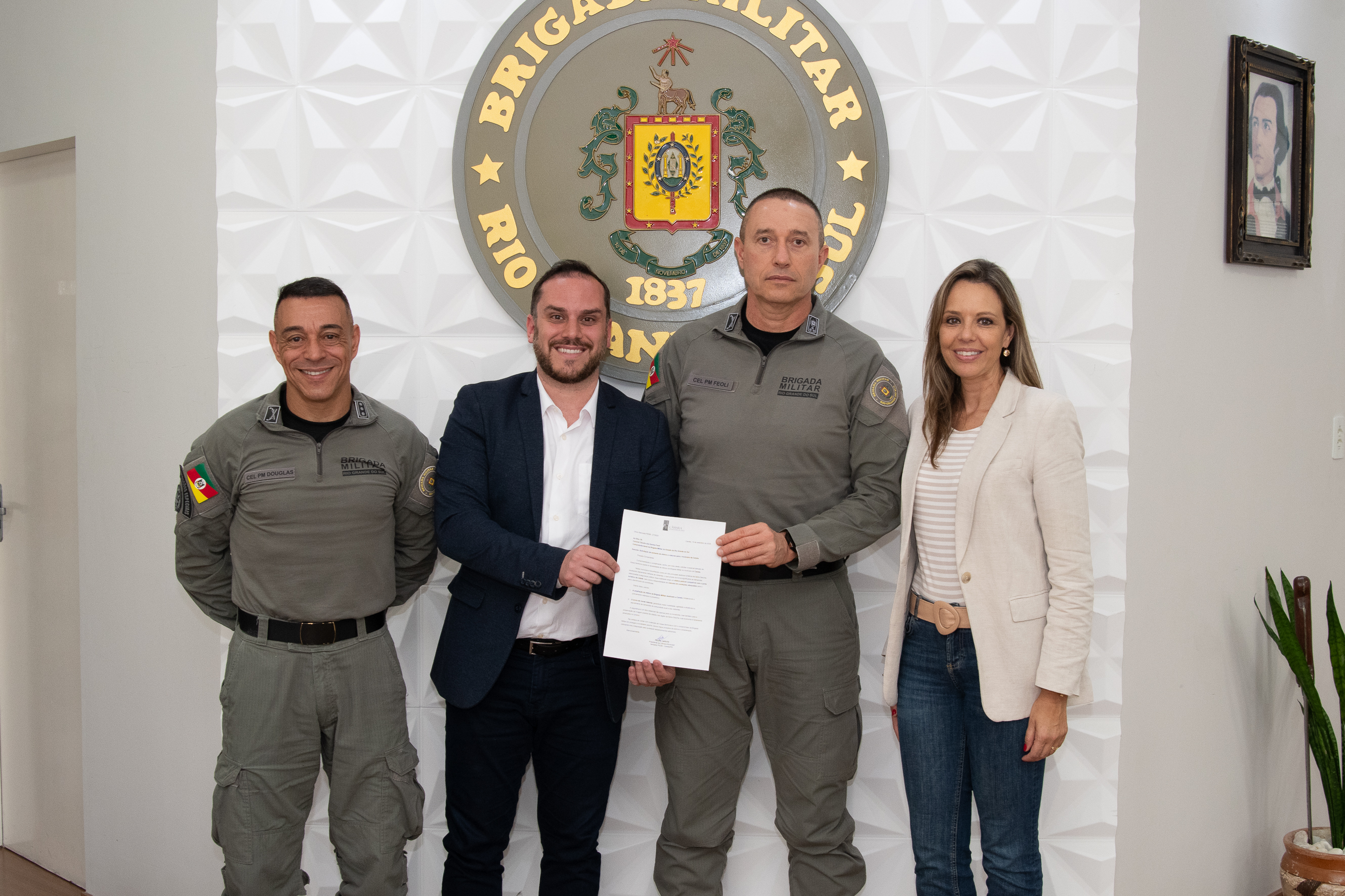 Canela terá reforço na segurança com nova viatura e efetivo da Brigada Militar 