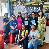 Graziela Hoffmann participa de reunião para discutir o projeto Autismos Presente