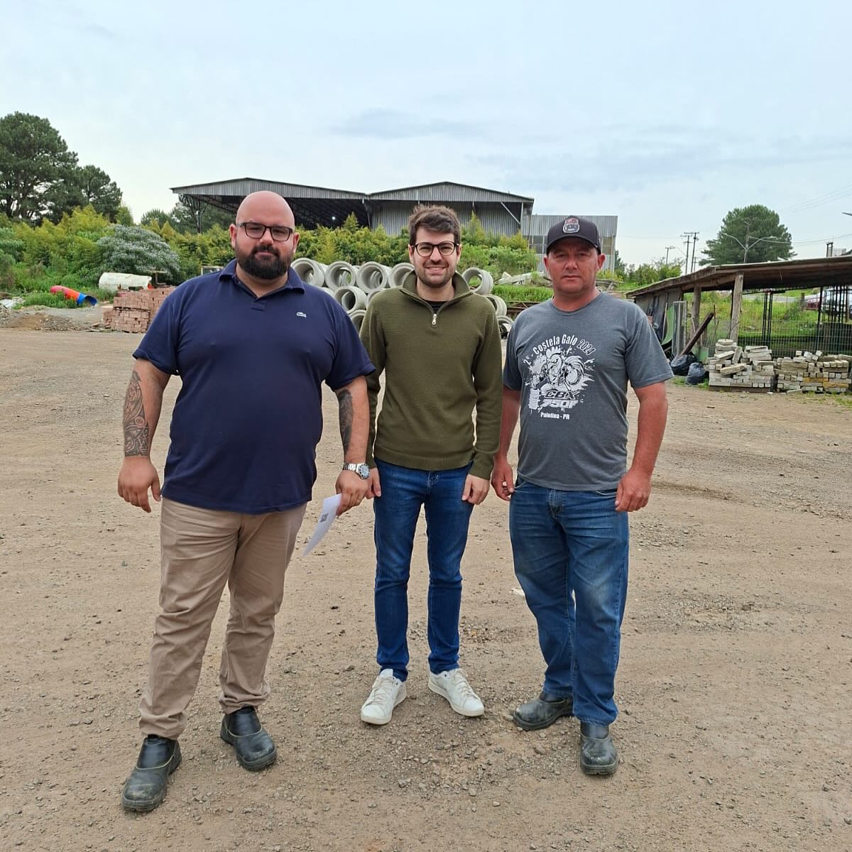 Rodrigo Rodrigues entrega demandas ao secretário de Obras de Canela