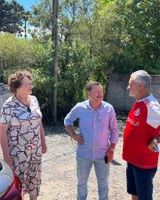 Vereador Cabo Antônio se reúne com representante da RGE para tratar de problemas na Avenida Cônego João Marchese