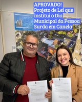 Vereadores Jone Wulff e Grazi Hoffmann têm aprovado projeto que cria o Dia Municipal da Pessoa Surda em Canela